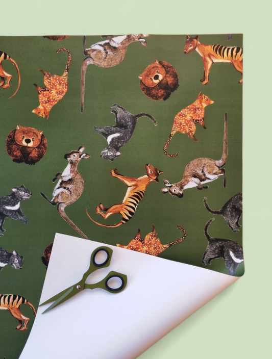 Wrapping Paper - Australian Animals (Six Sheets)