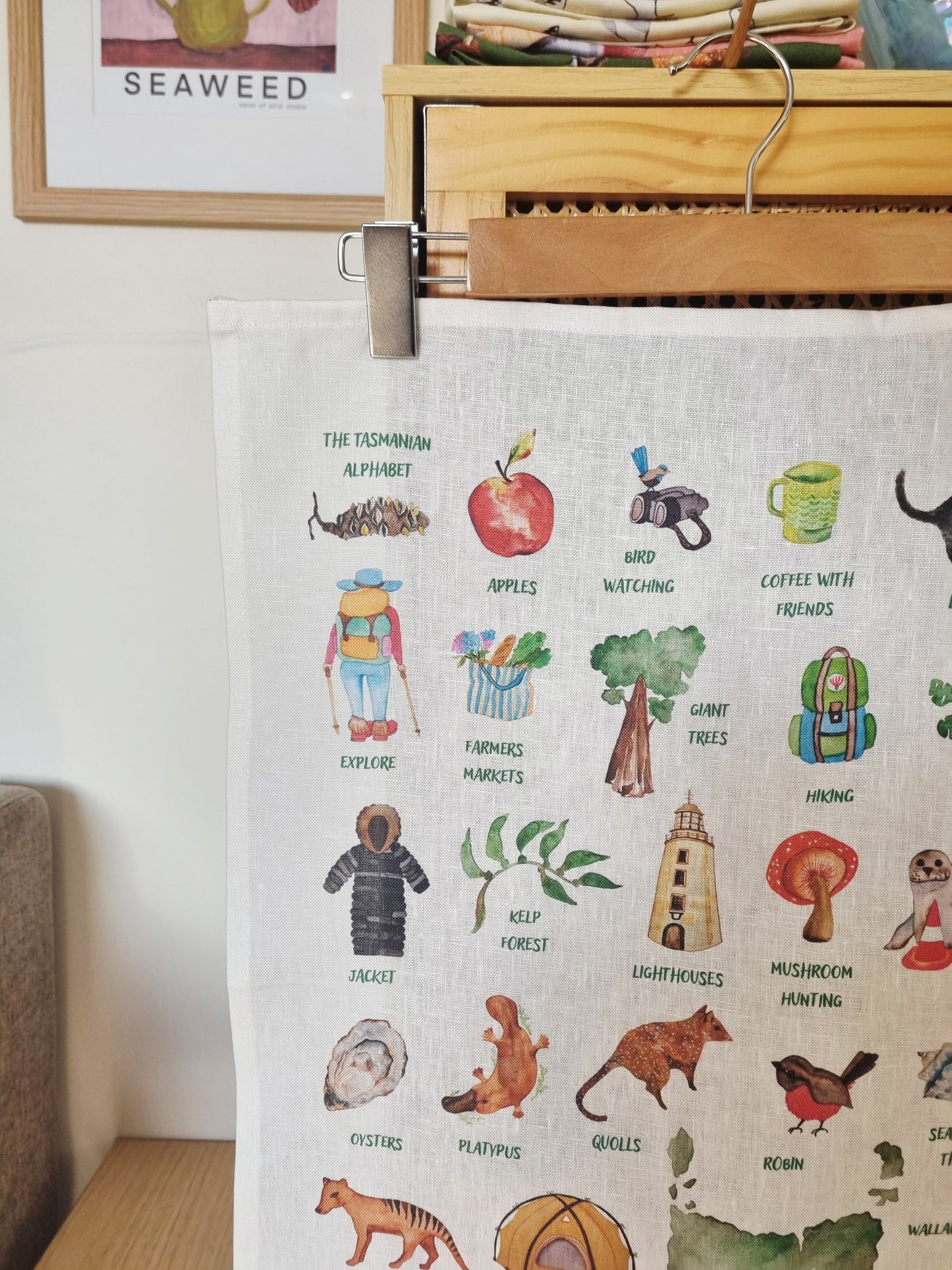 Tea Towel - Tasmanian Alphabet