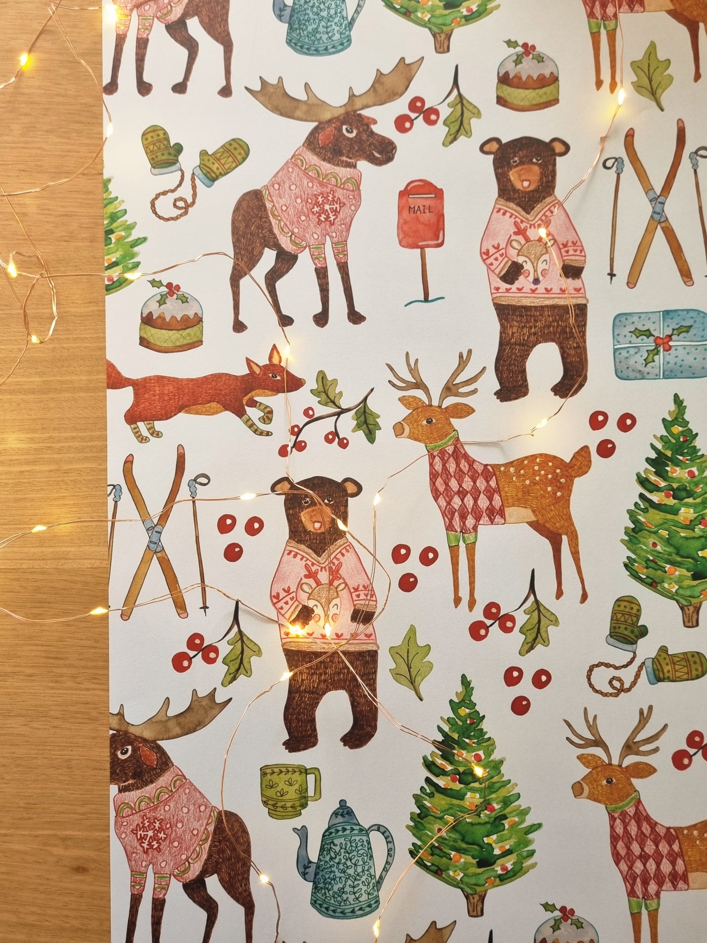 Wrapping Paper - Woodland Christmas
