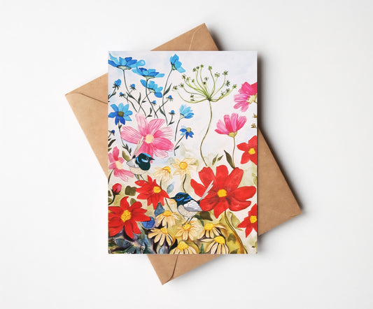Greeting Card - Garden Wren