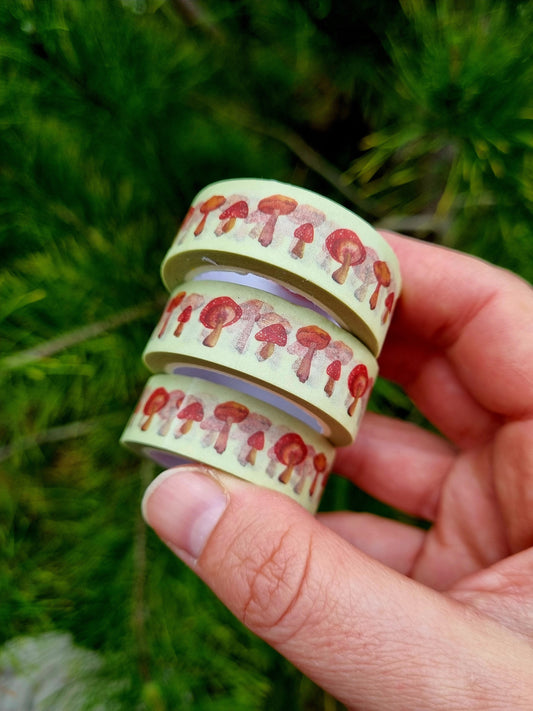 Washi Tape - Wild Mushrooms
