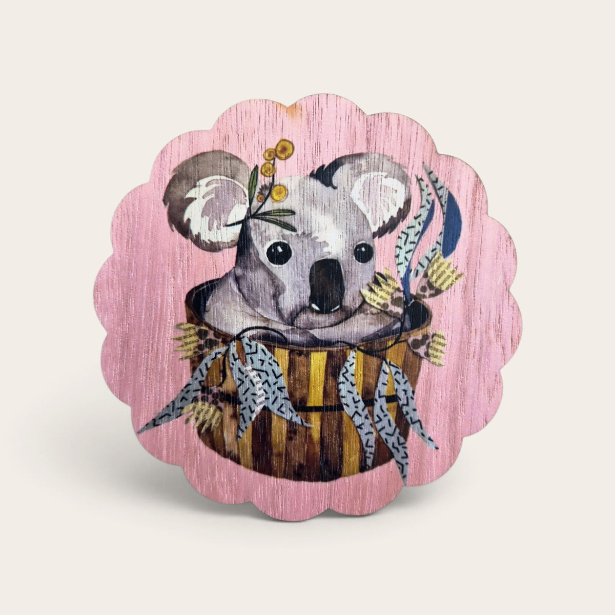 Wooden Coasters - Koala