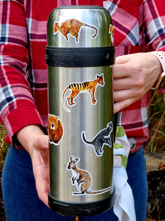 Sticker Sheet - Tasmanian Animals Stickers