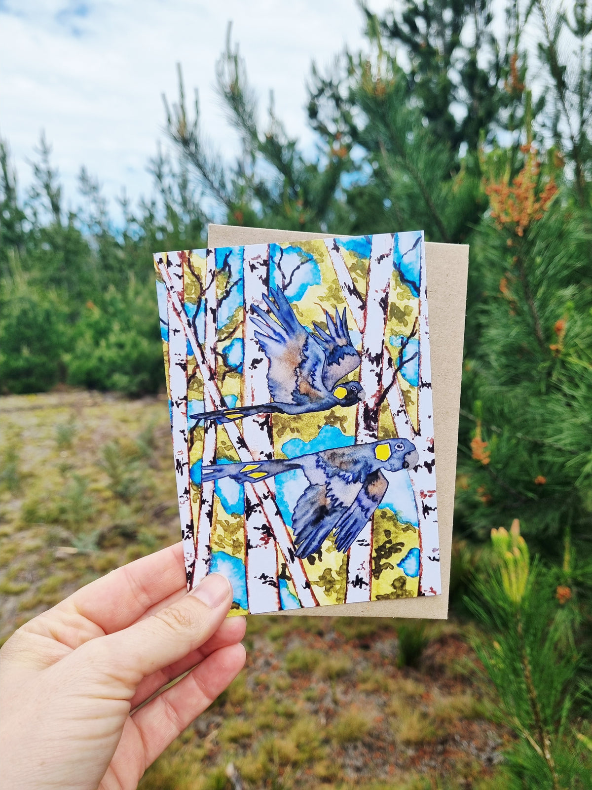 Greeting Card - Forest Cockatoos