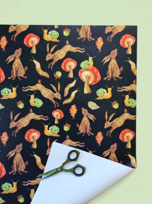 Wrapping Paper - Forest Rabbit (Six Sheets)