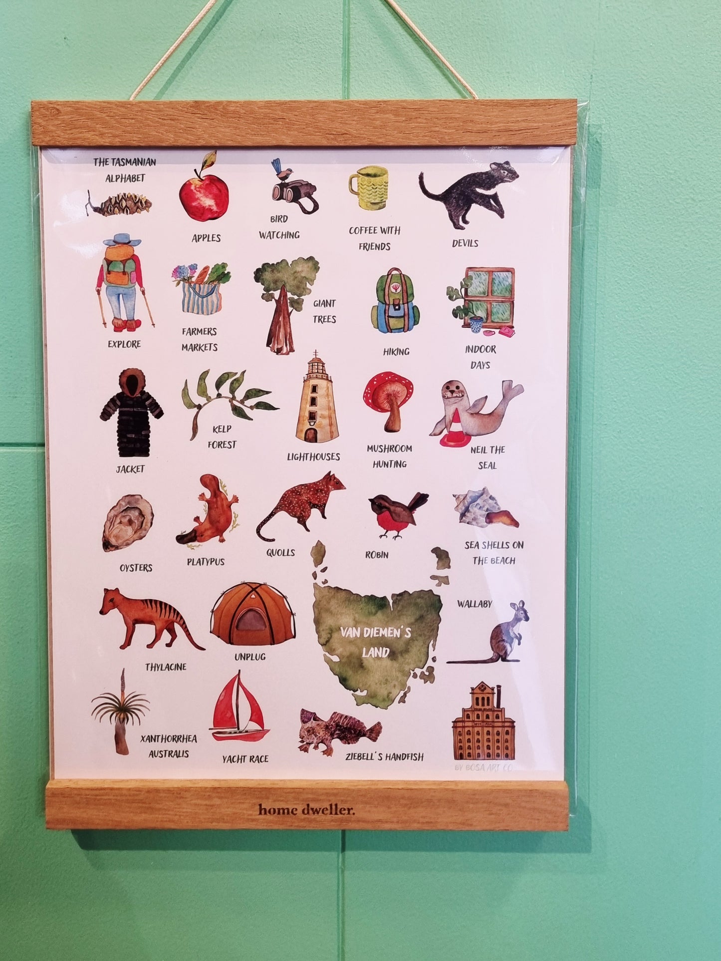 Art Print - Tasmanian Alphabet