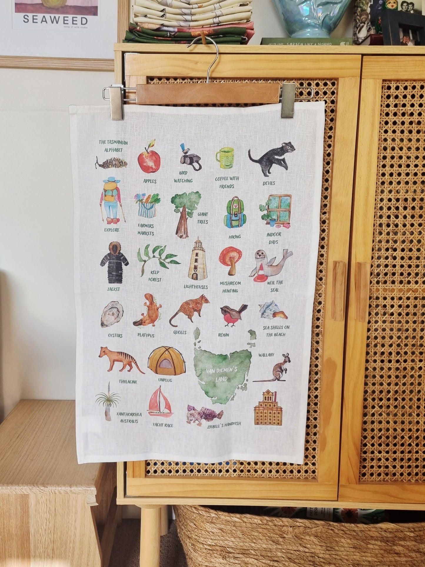 Tea Towel - Tasmanian Alphabet